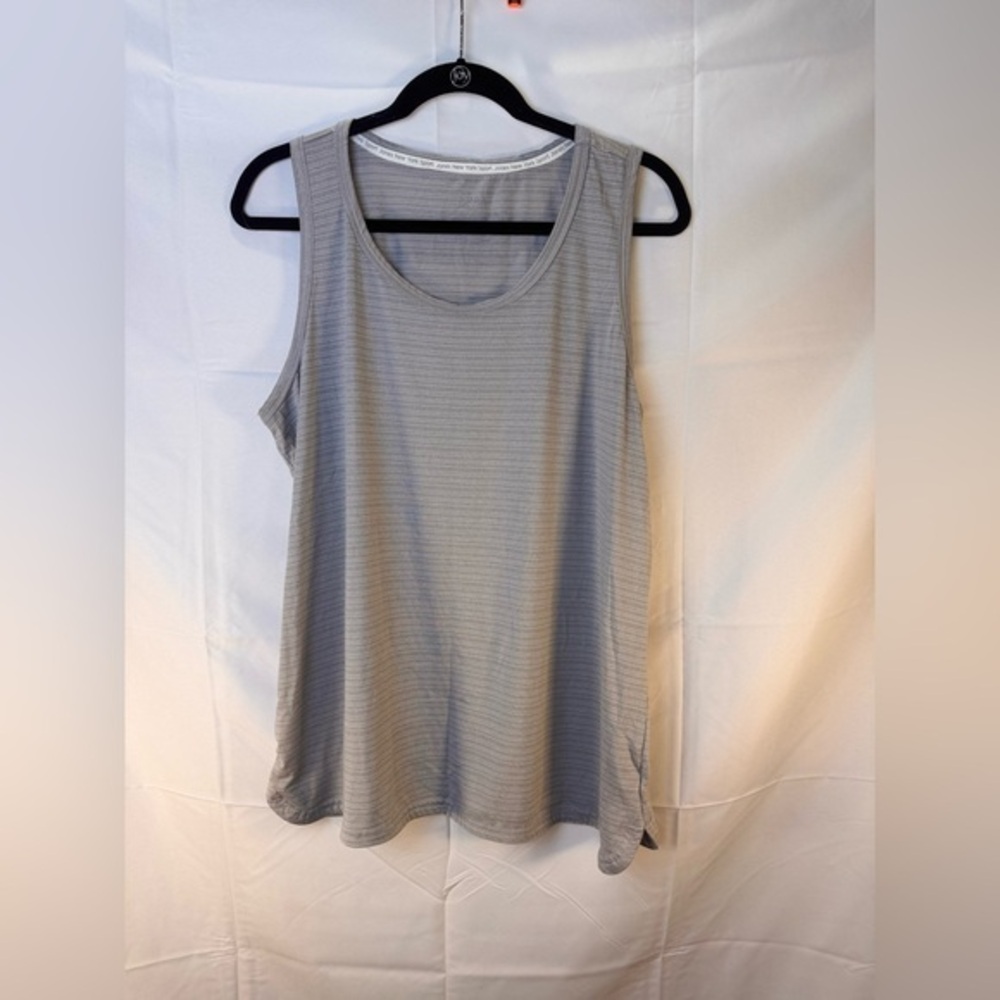 Jones New York Relaxed Gray Sleeveless Tank Size XL